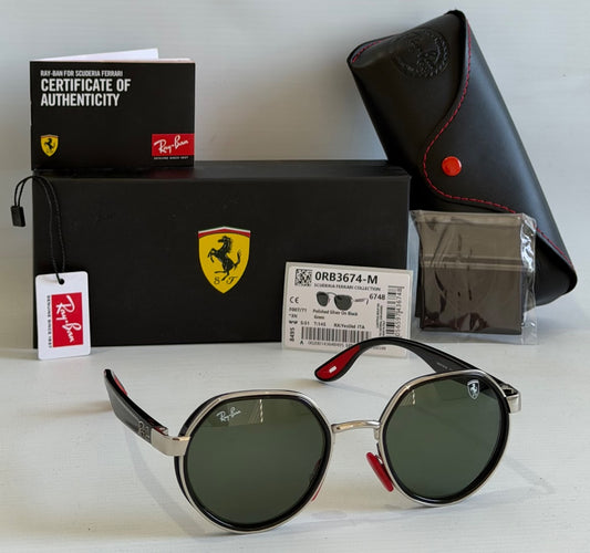 Ferrari 3703 M  plateado/verde   F007/71