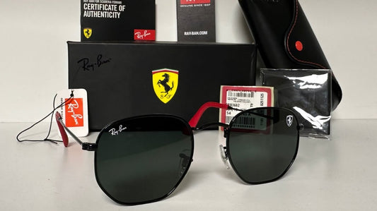 Hexagonal Ferrari Negro/Verde 3548-M F002/62